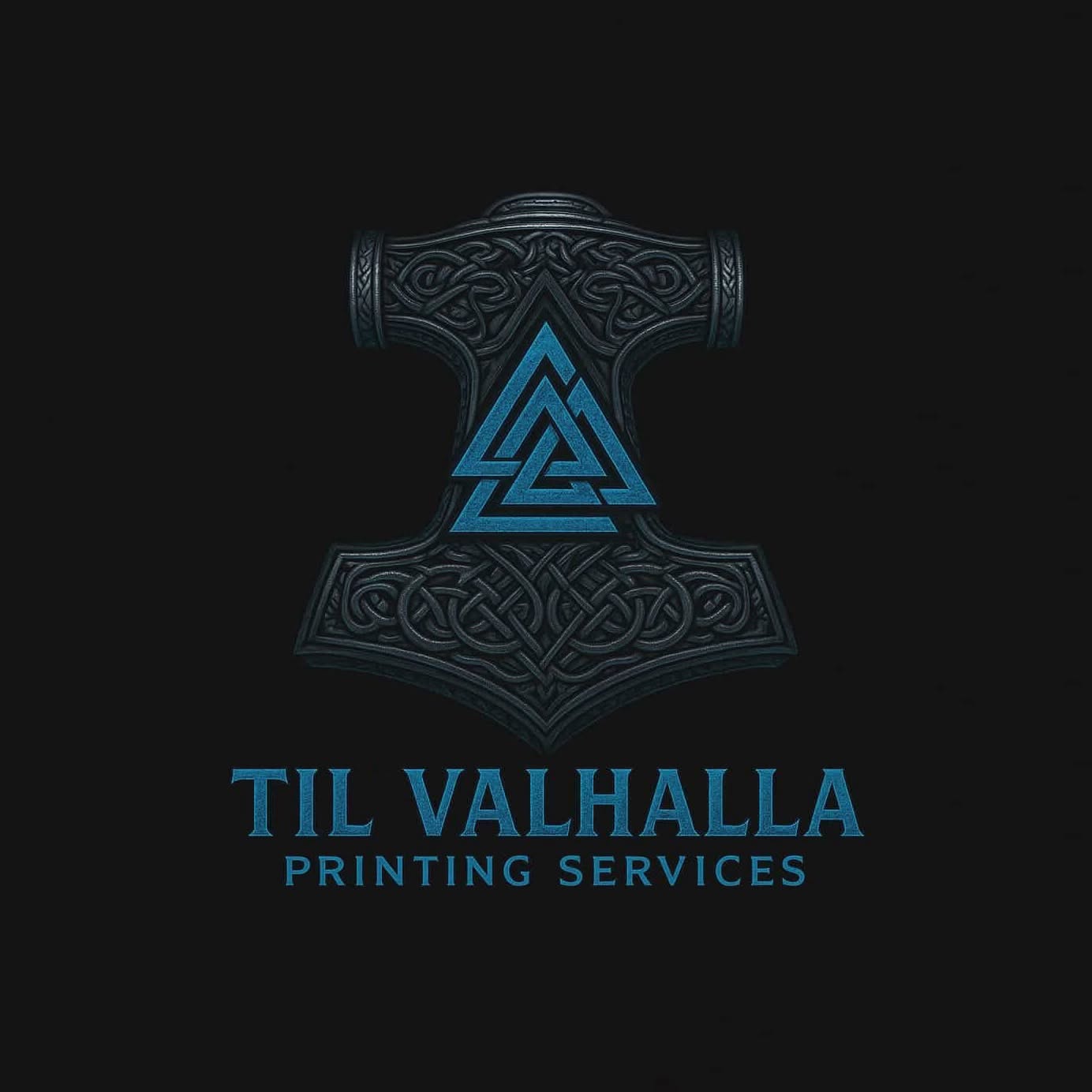 Til Valhalla Printing logo
